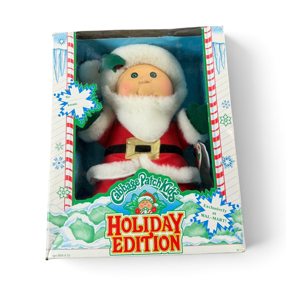 Vintage 1992 Cabbage Patch Kids Holiday Edition Santa Claus Doll Wal-Mart 30315